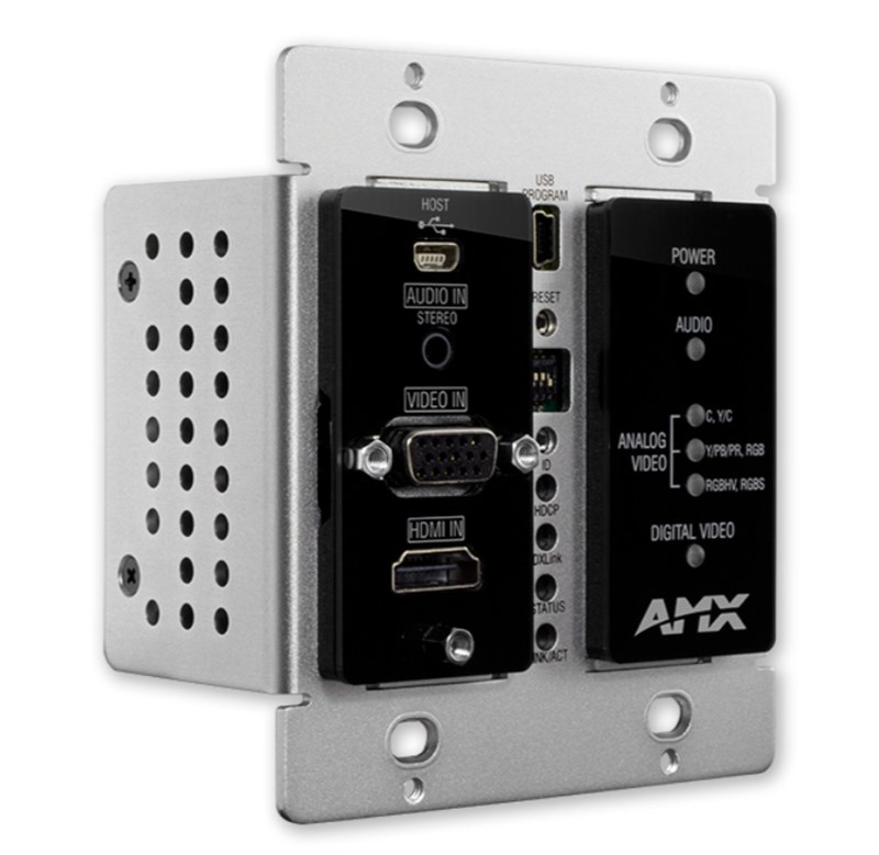 AMX DX-TX-DWP Multi-Format Decor Style Wallplate Transmitters 