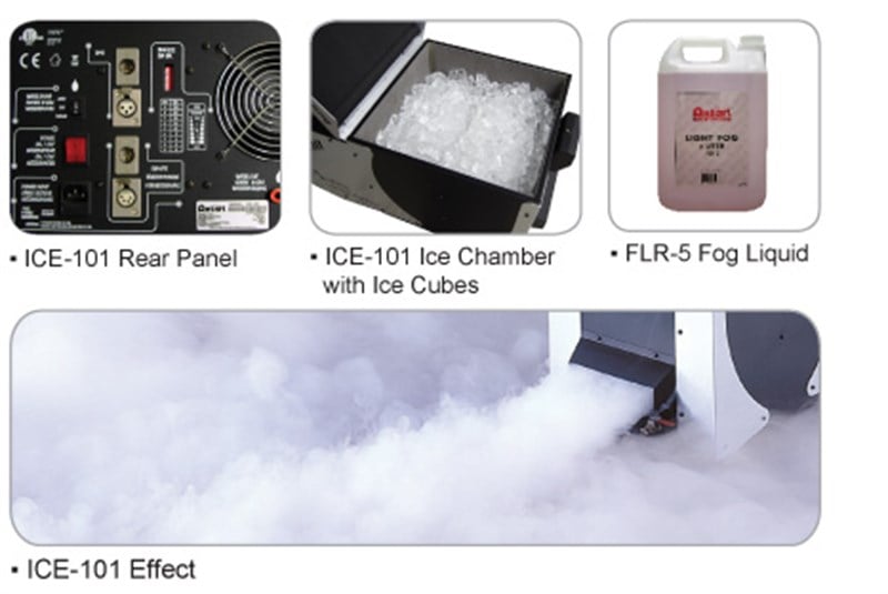 Antari ICE-101 Kuru Buzlu 1000 Watt Sis Makinası
