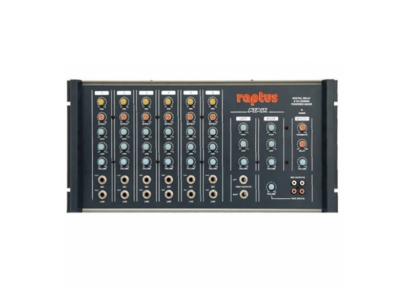 Atak Raptus T 6 Kanal 2x300 Watt Trafolu Tek Çıkış Ekolu Power Mikser