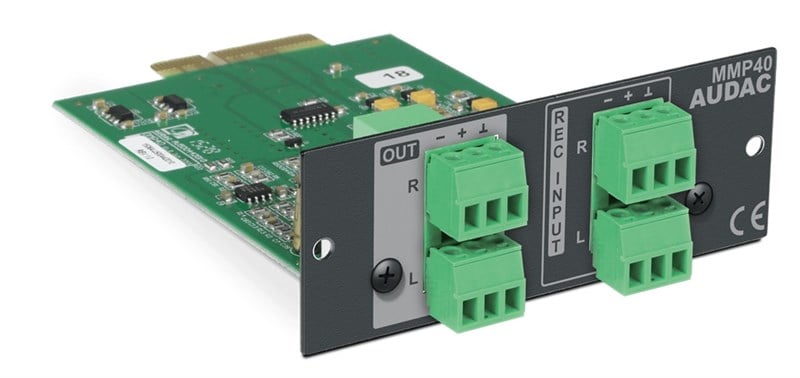 Audac MMP40 Media player/recorder module  - XMP44 için