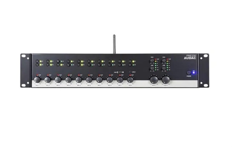 Audac PRE240 10 Kanal 4 Bölge Bluetooth Preamp Mikser