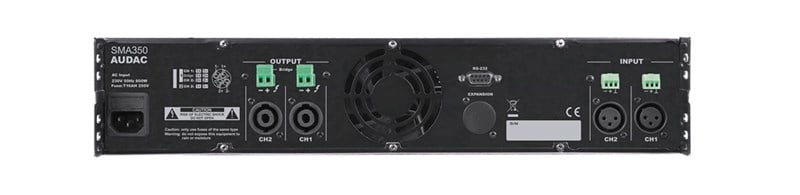 Audac SMA350 Dijital Güç Amplifikatörü 2x350W 4 ohm