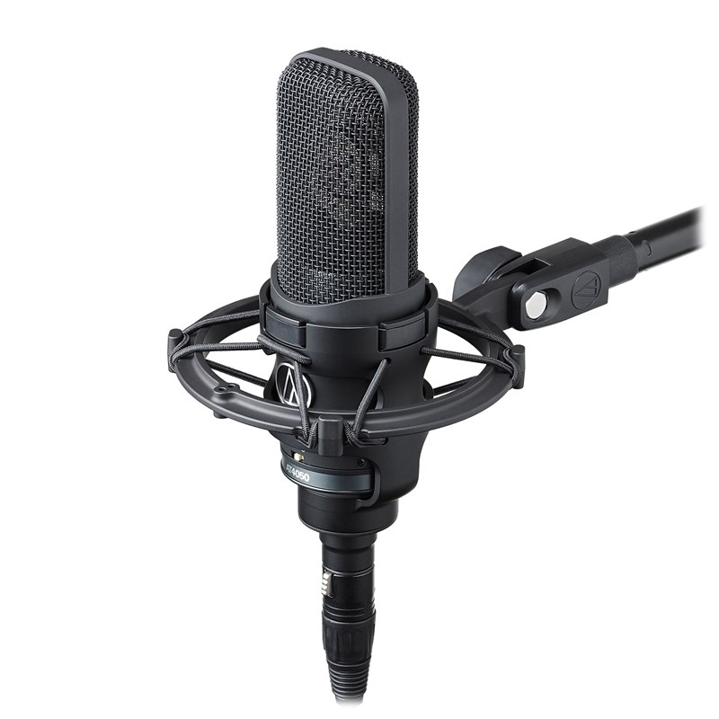 Audio Technica AT4050SM Multi-pattern condenser  large diaphragm microphone with AT8449 shock mount
