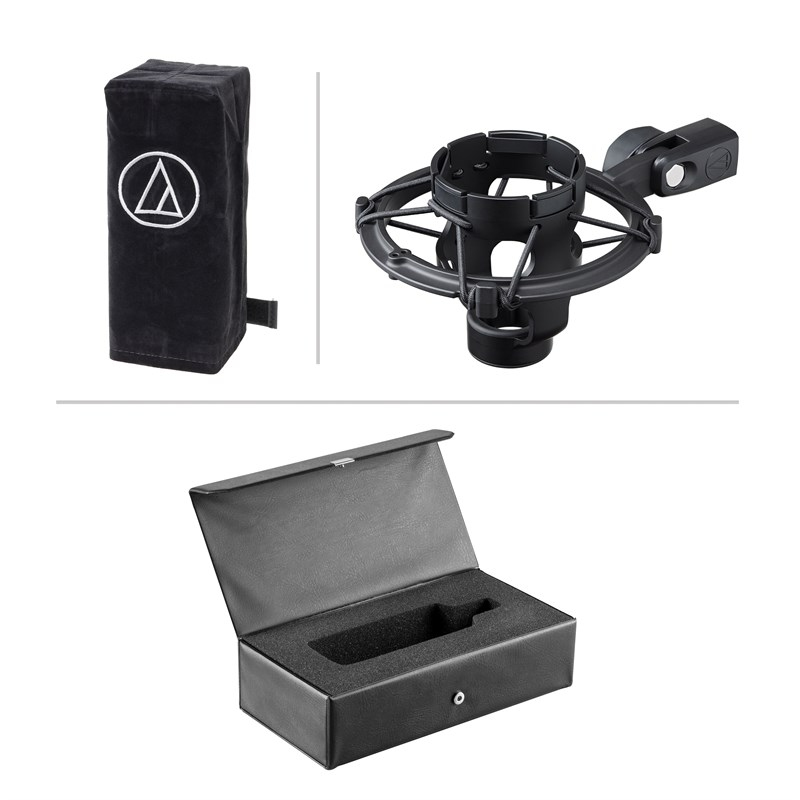 Audio Technica AT4050SM Multi-pattern condenser  large diaphragm microphone with AT8449 shock mount