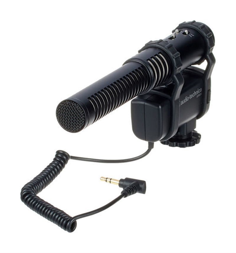Audio Technica AT8024 Stereo/Mono Camera Mount Condenser Microphone