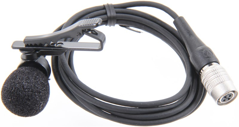 Audio Technica AT831CW Miniature cardioid condenser microphone, Clip-on lavalier mic