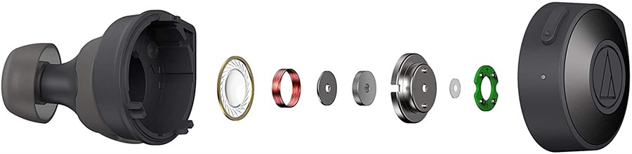 Audio Technica ATH-CKS5TW BK Solid Bass Kablosuz Kulakiçi Kulaklık