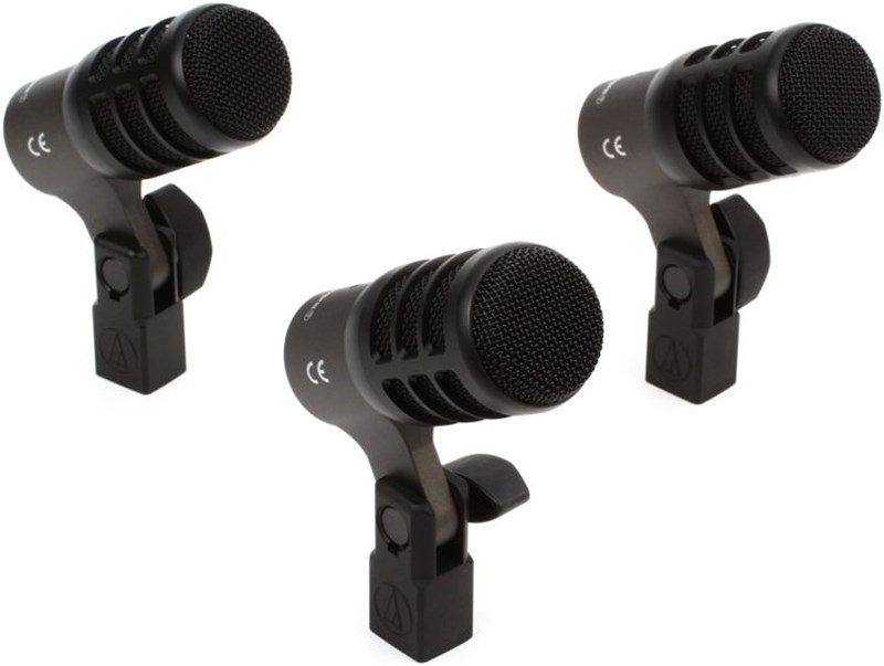 Audio Technica ATM230PK Hypercardioid dynamic instrument microphone 3 pack
