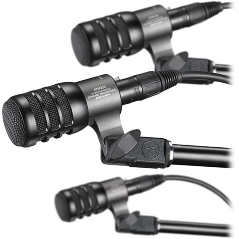 Audio Technica ATM230PK Hypercardioid dynamic instrument microphone 3 pack