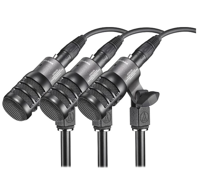 Audio Technica ATM230PK Hypercardioid dynamic instrument microphone 3 pack