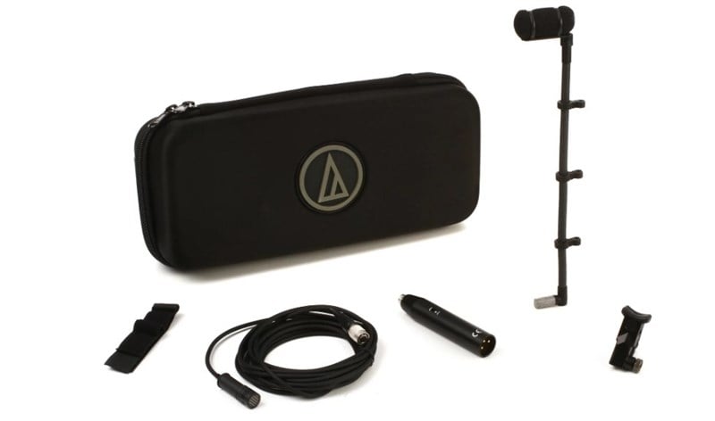 Audio Technica ATM350UL Cardioid Condenser Instrument Microphone with Universal Clip-on Mounting System (9