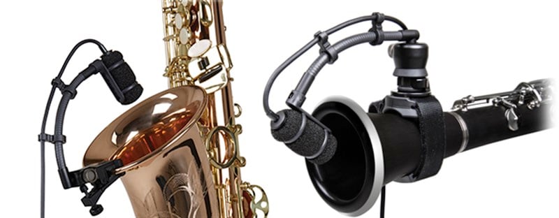 Audio Technica ATM350UL Cardioid Condenser Instrument Microphone with Universal Clip-on Mounting System (9