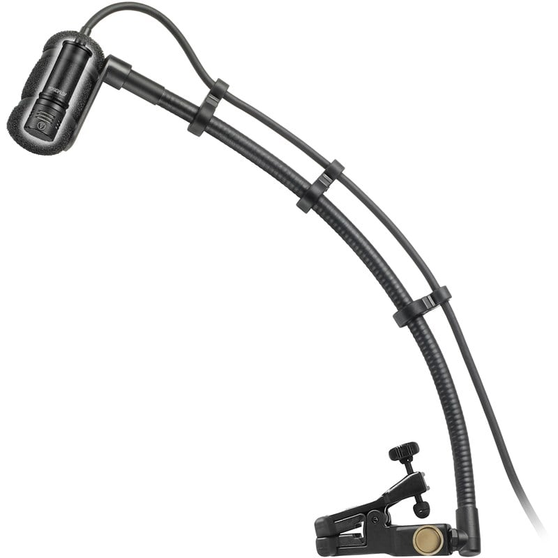 Audio Technica ATM350UL Cardioid Condenser Instrument Microphone with Universal Clip-on Mounting System (9