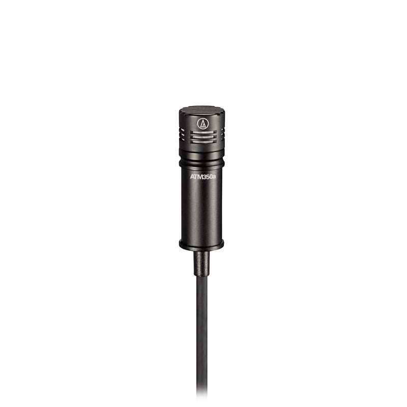 Audio Technica ATM350W Cardioid Condenser Instrument Microphone with Woodwind Mounting System