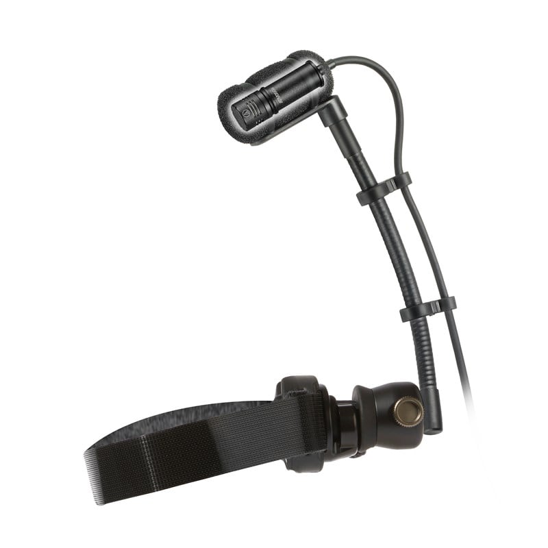 Audio Technica ATM350W Cardioid Condenser Instrument Microphone with Woodwind Mounting System