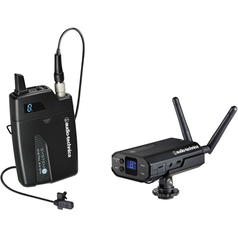 Audio Technica ATW-1701P Kamera için Kablosuz Alıcı Verici Yaka Mikrofon Kiti