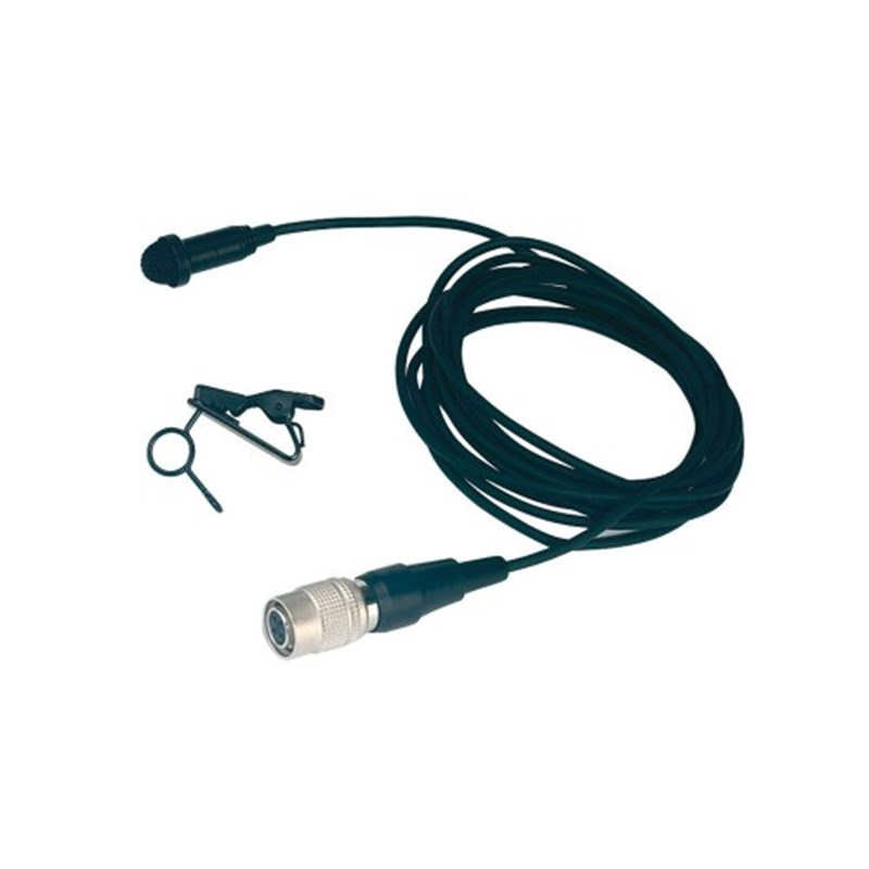 Audio Technica MT838CW Omnidirectional Condenser Lavalier Microphone, for A-T Wireless System