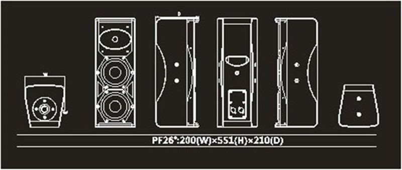 AudioCenter PF 26+ Pasif Kabin Hoparlör