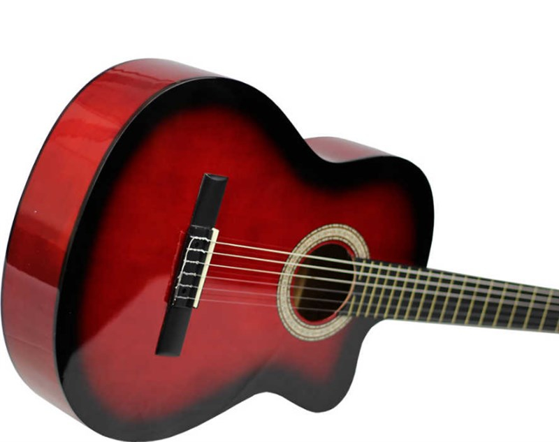Barcelona LC 3900 CRDS Cutaway Kırmızı Sunburst Klasik Gitar