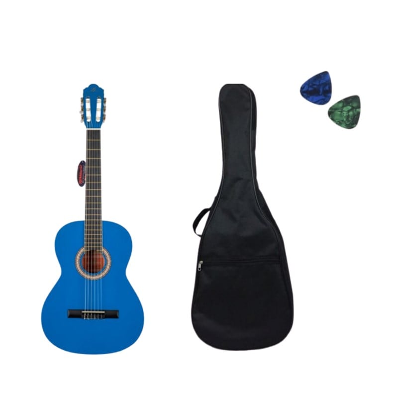 Barcelona LC 3900 PB Mavi Tam Boy Klasik Gitar