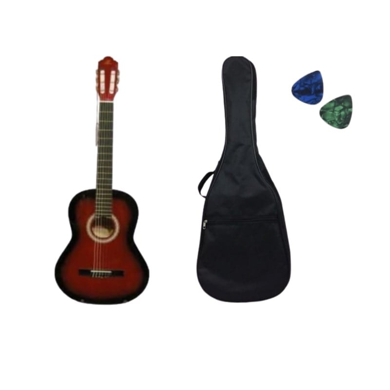 Barcelona LC 3900 RDS Sunburst Kırmızı Klasik Gitar