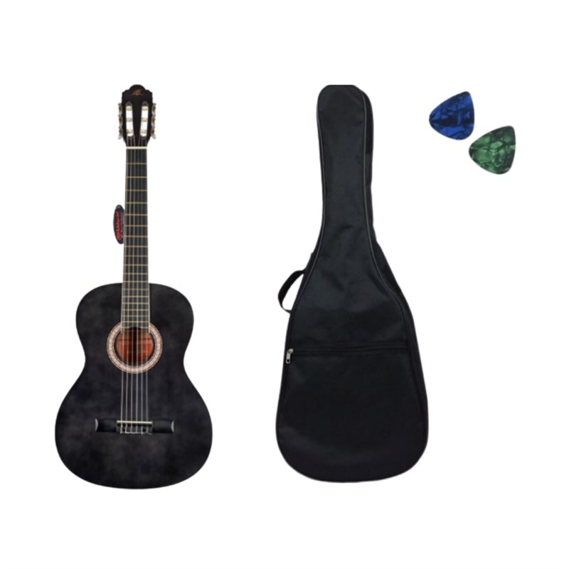 Barcelona LC 3900 TBK Transparan Siyah Tam Boy Klasik Gitar
