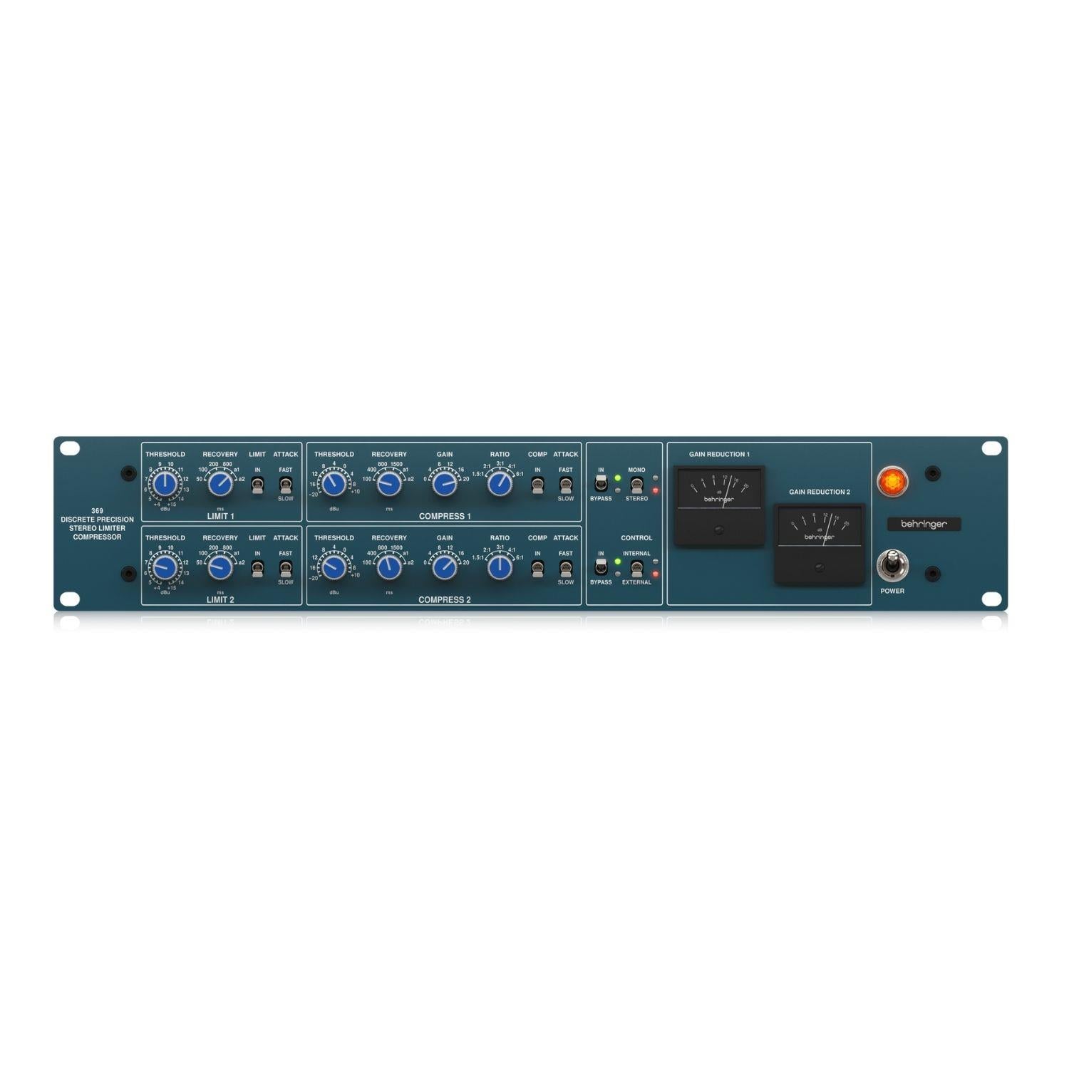 Behringer 369 2-Kanallı Raf Tipi Stereo Kompresör