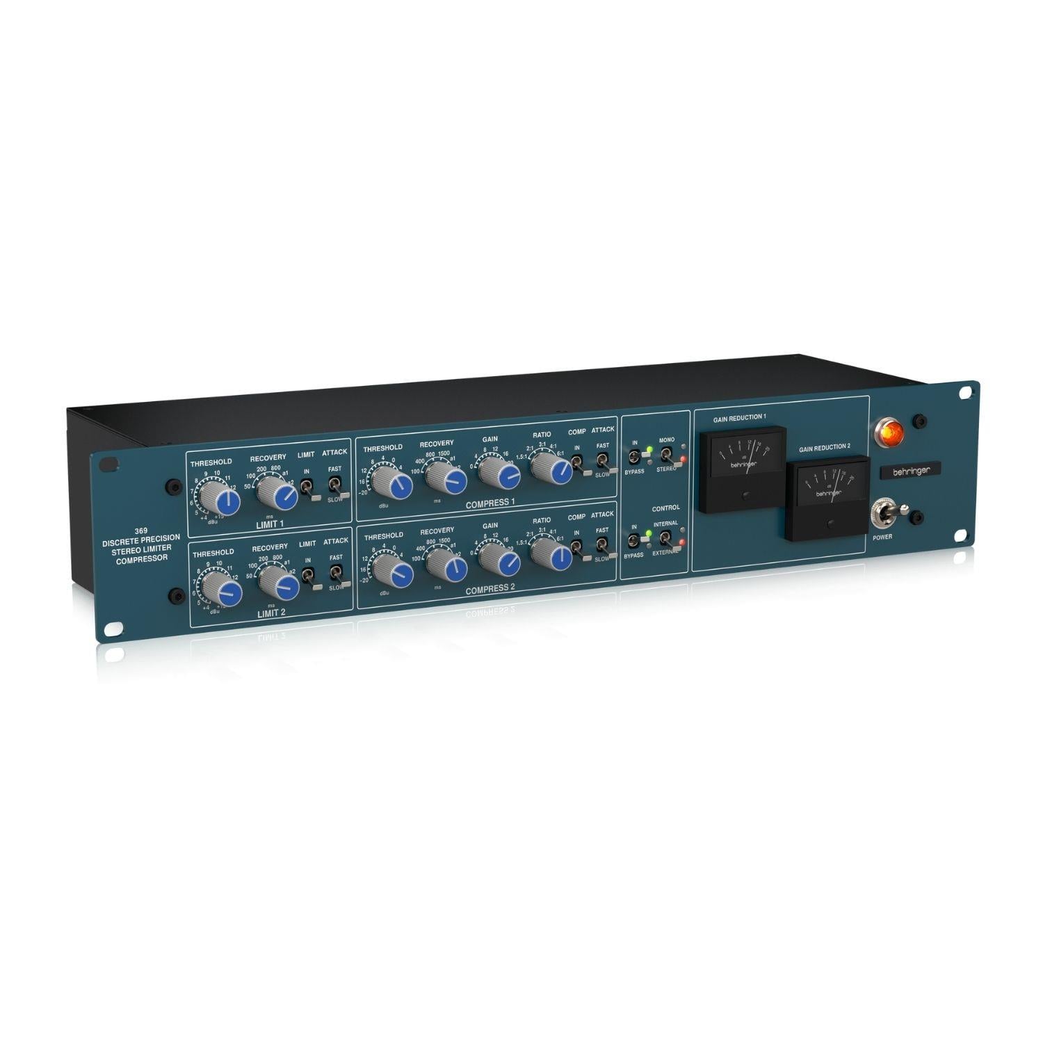 Behringer 369 2-Kanallı Raf Tipi Stereo Kompresör