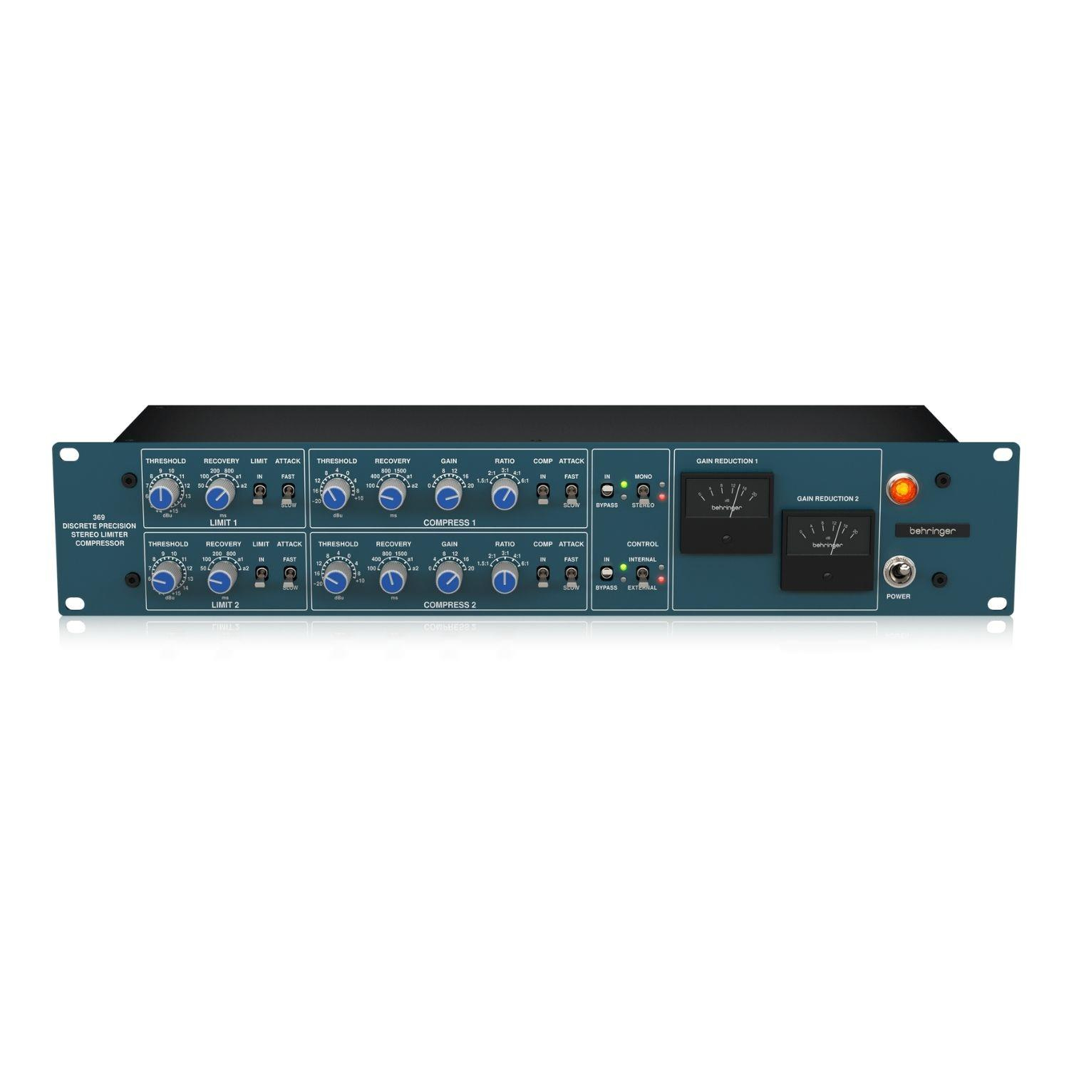 Behringer 369 2-Kanallı Raf Tipi Stereo Kompresör