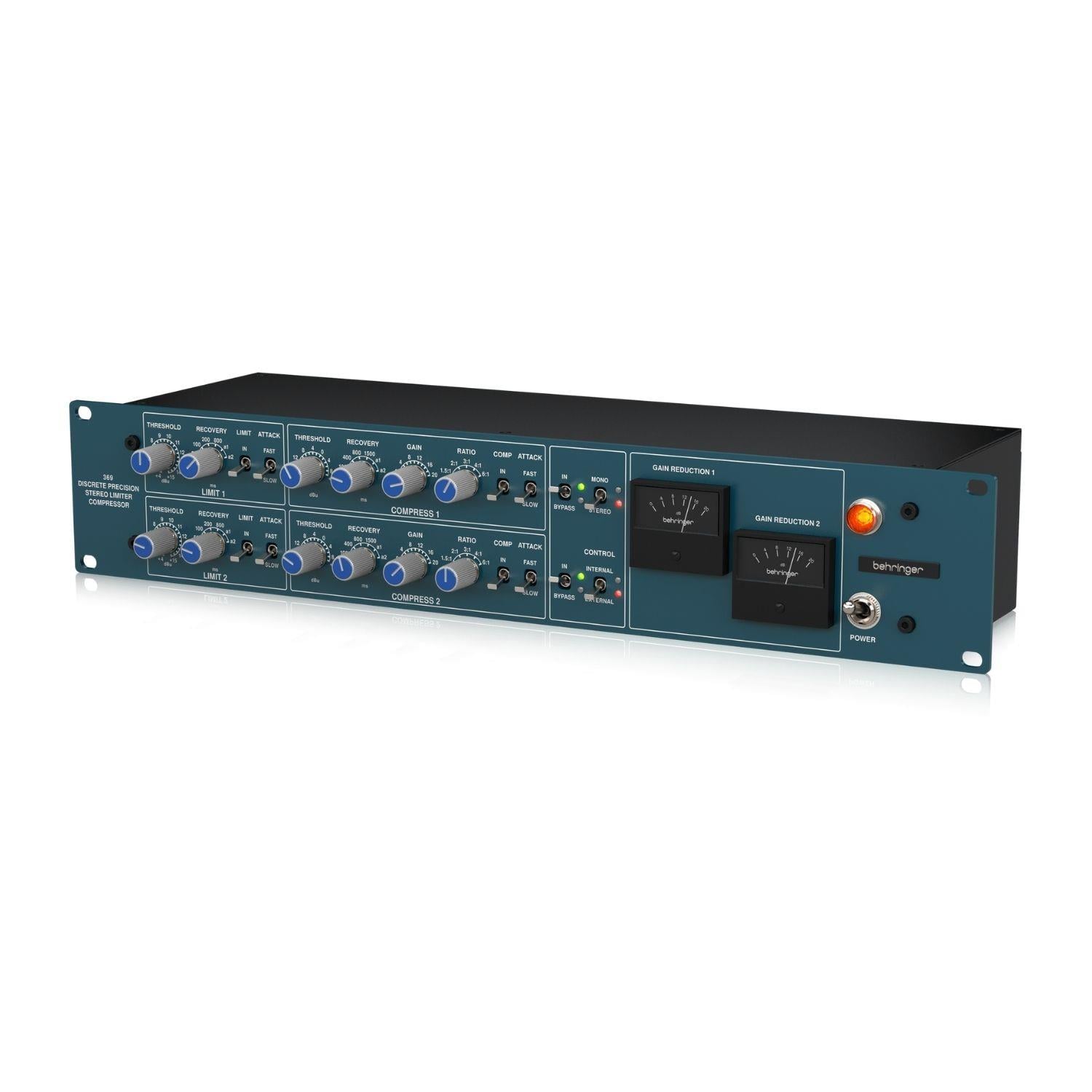 Behringer 369 2-Kanallı Raf Tipi Stereo Kompresör