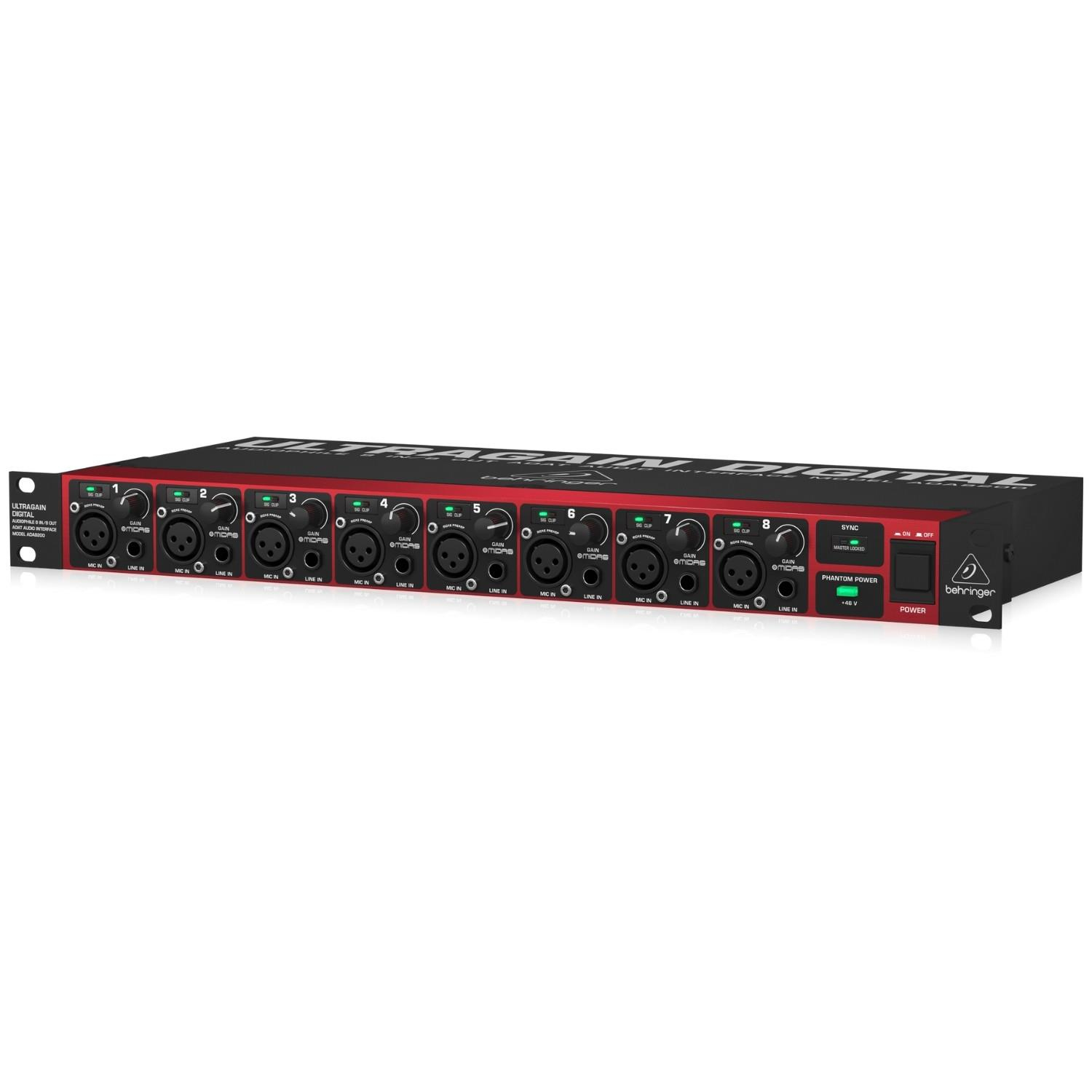 Behringer ADA8200 8 Kanal Mikrofon Preamp