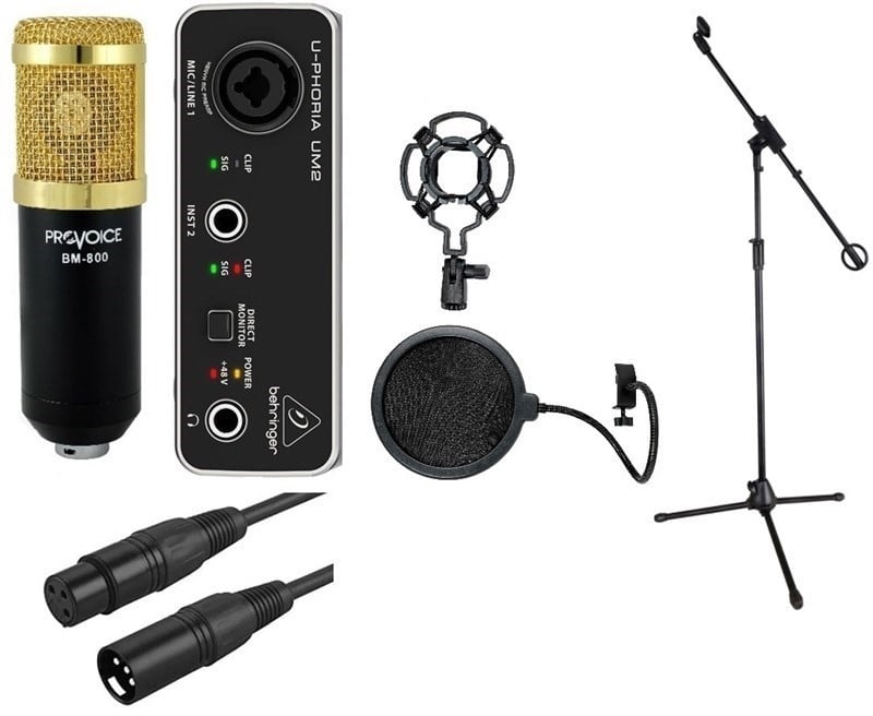 Behringer Bronz Ev Studyo Kayıt Paketi Siyah