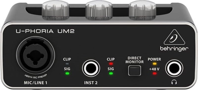 Behringer Bronz Ev Studyo Kayıt Paketi Kırmızı