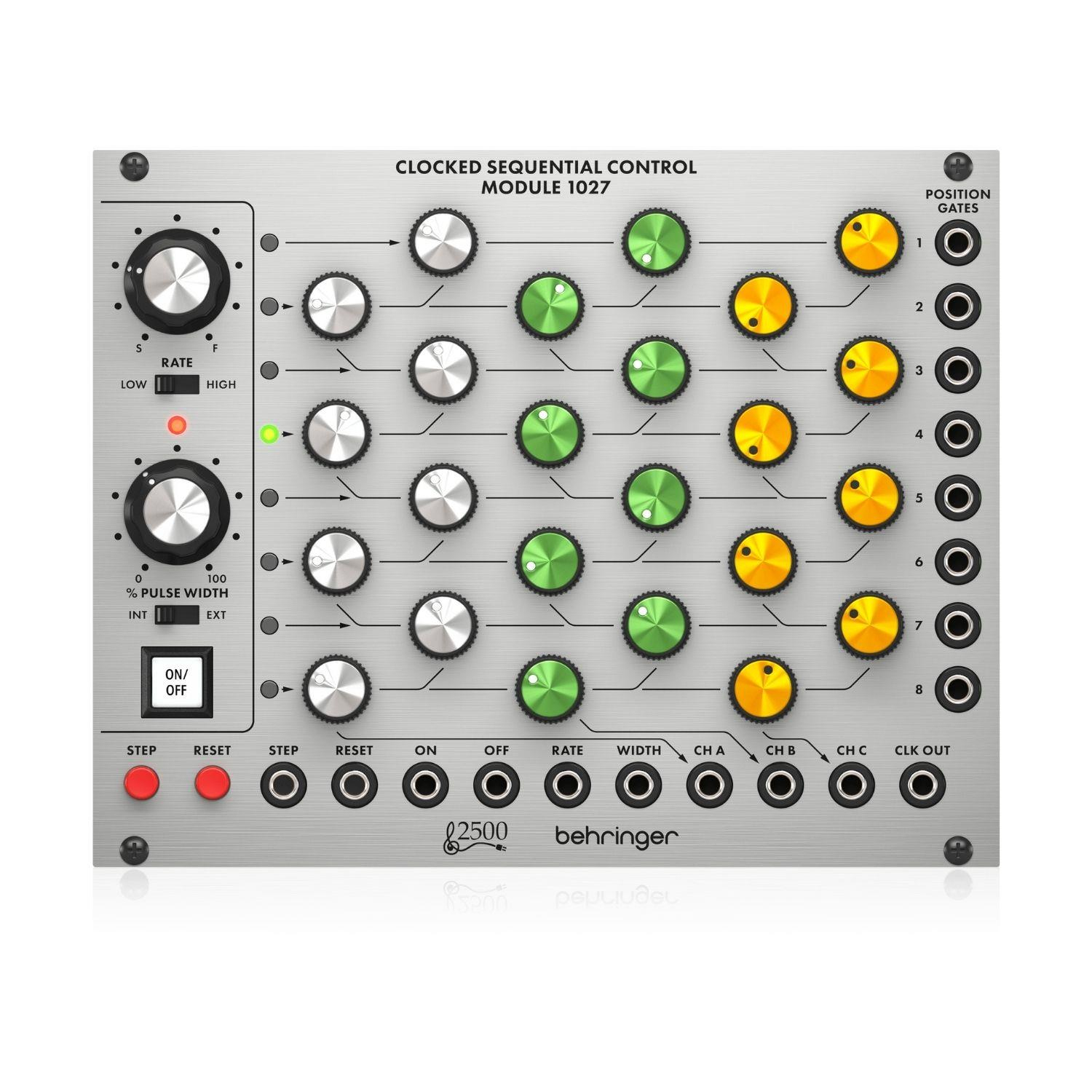 Behringer CLOCKED SEQUENTIAL CONTROL MODULE 1027 Eurorack Modülü
