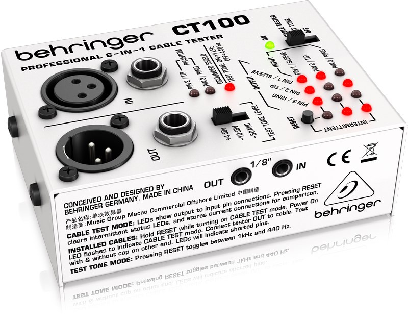 Behringer CT100 Kablo Test Cihazı
