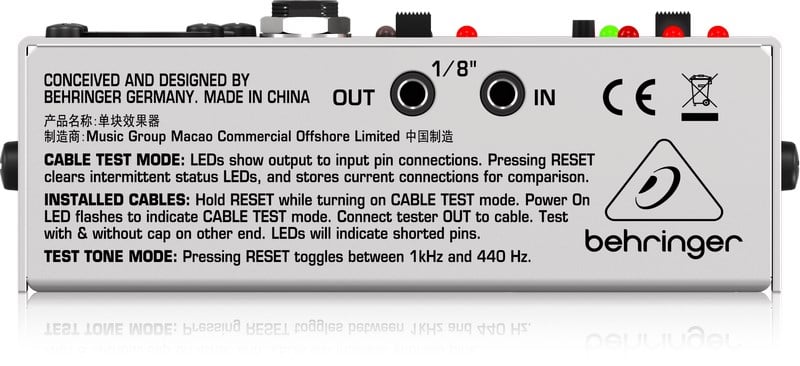 Behringer CT100 Kablo Test Cihazı