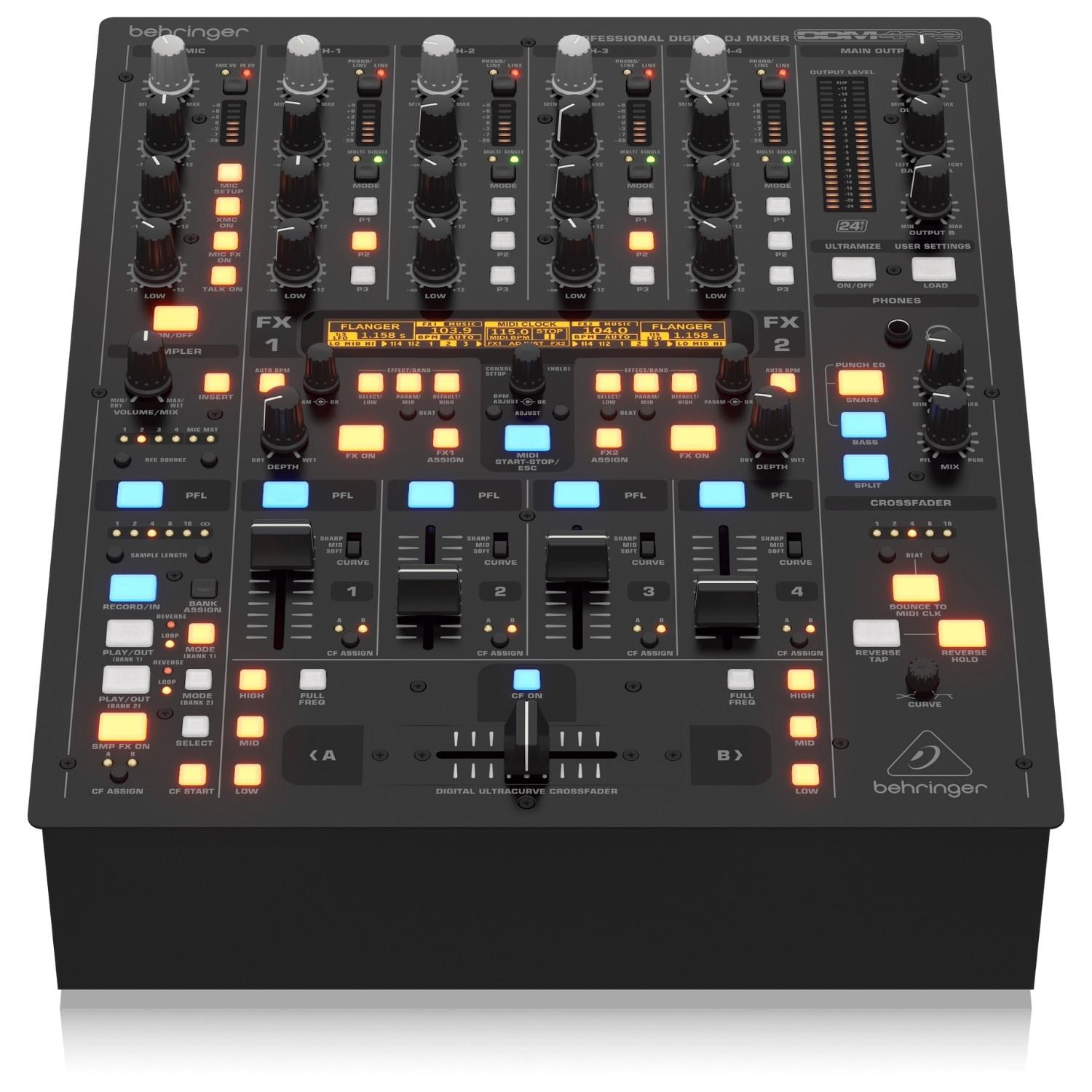 Behringer DDM4000 Ultimate 5 Kanal Dijital DJ Mikseri