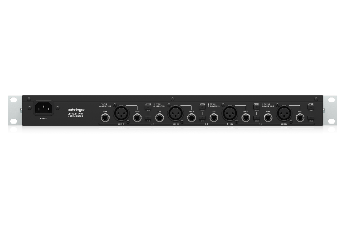 Behringer DI4000 V2 4 Kanal Aktif DI Box