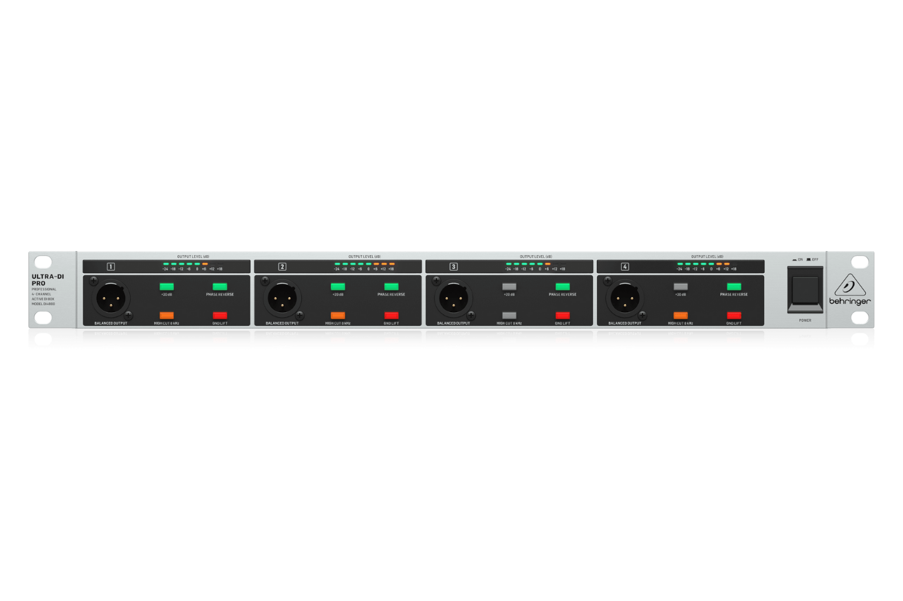Behringer DI4000 V2 4 Kanal Aktif DI Box