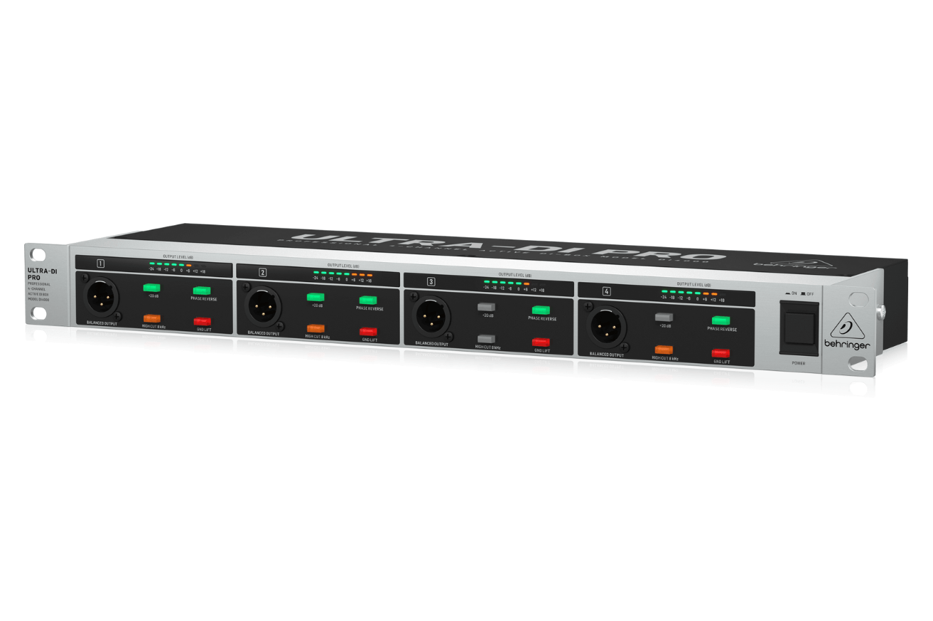 Behringer DI4000 V2 4 Kanal Aktif DI Box