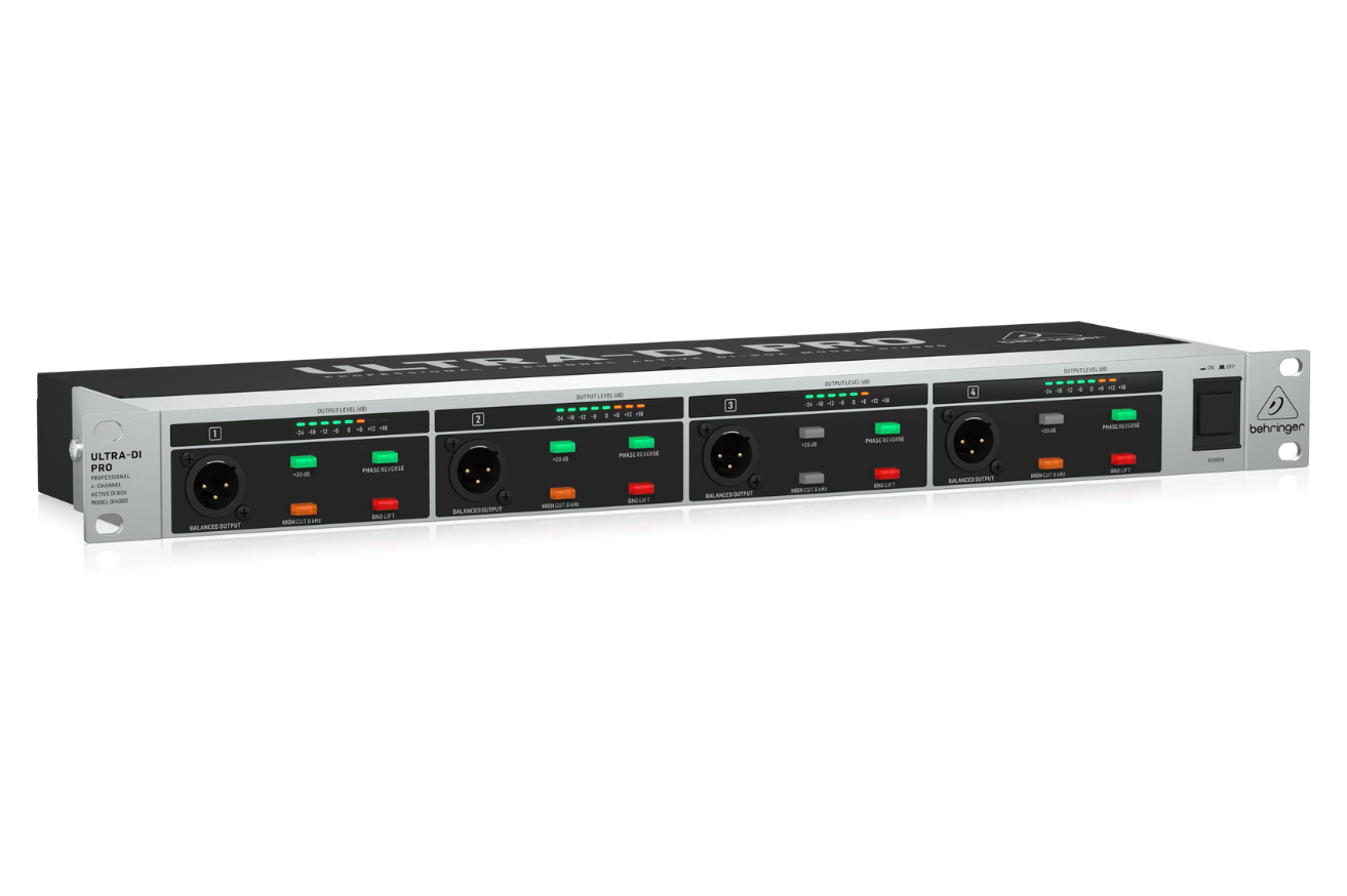 Behringer DI4000 V2 4 Kanal Aktif DI Box