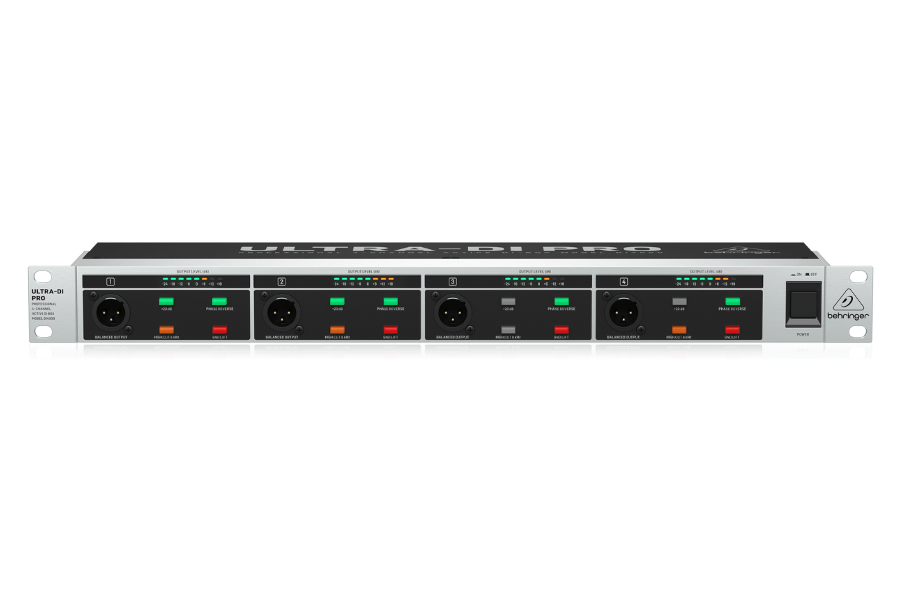 Behringer DI4000 V2 4 Kanal Aktif DI Box