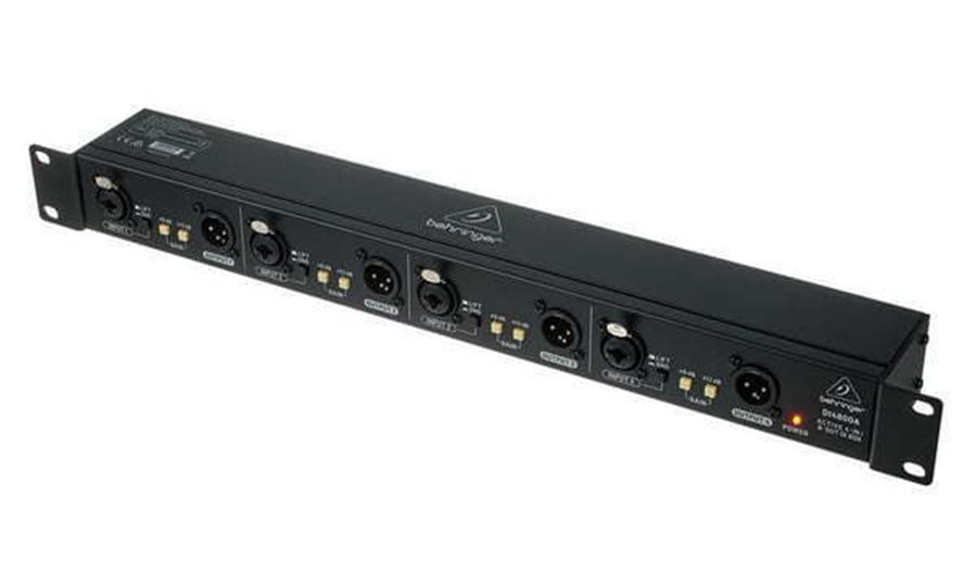 Behringer DI4800A 4 Kanal Rack Tipi Aktif Direct Box