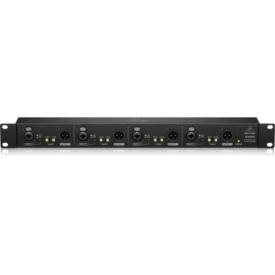Behringer DI4800A 4 Kanal Rack Tipi Aktif Direct Box