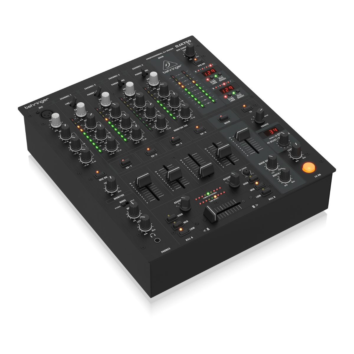 Behringer DJX750 Profesyonel 5 Kanallı DJ Mikser