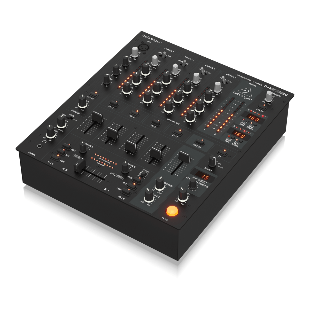 Behringer DJX900USB Profesyonel 5 Kanallı DJ Mikser
