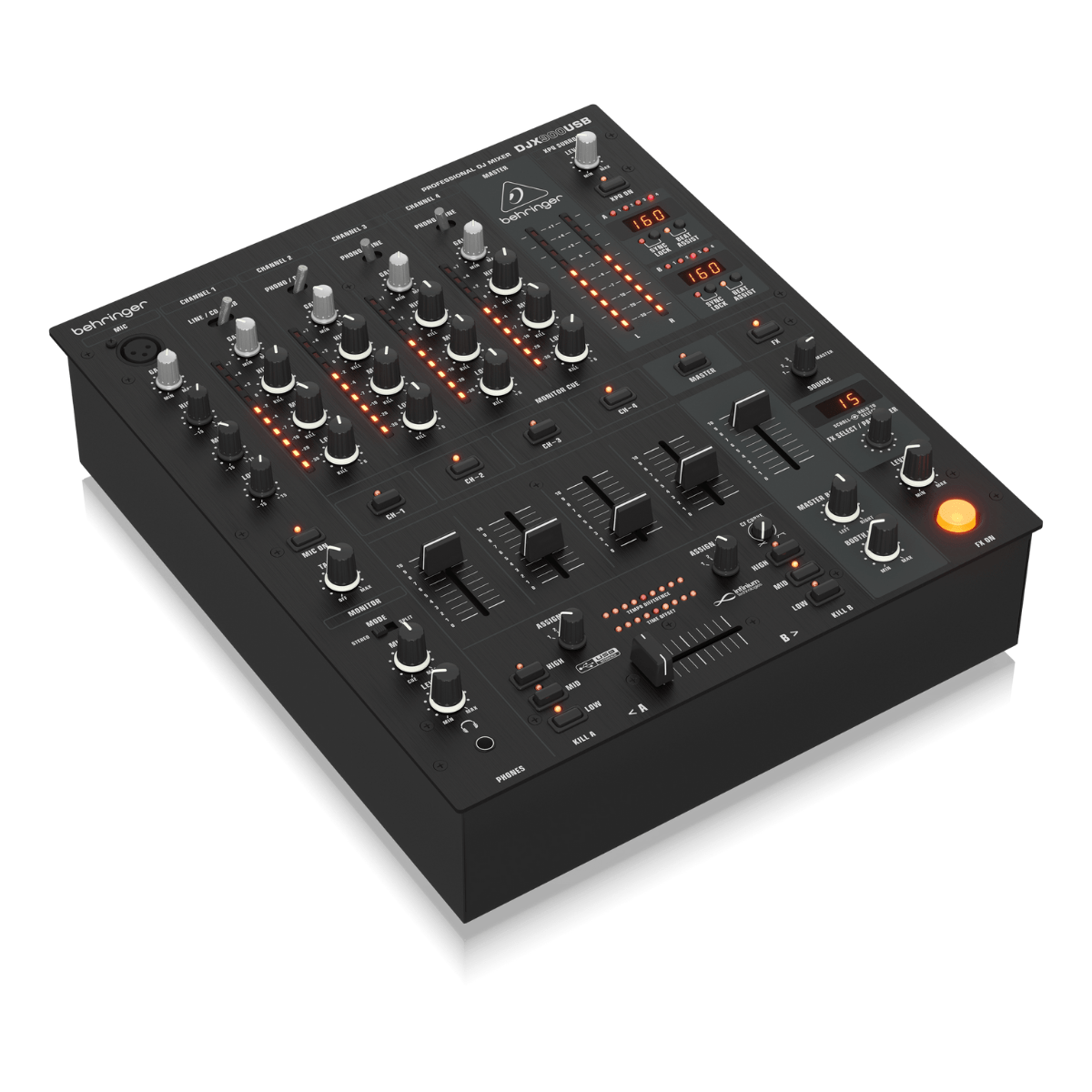 Behringer DJX900USB Profesyonel 5 Kanallı DJ Mikser