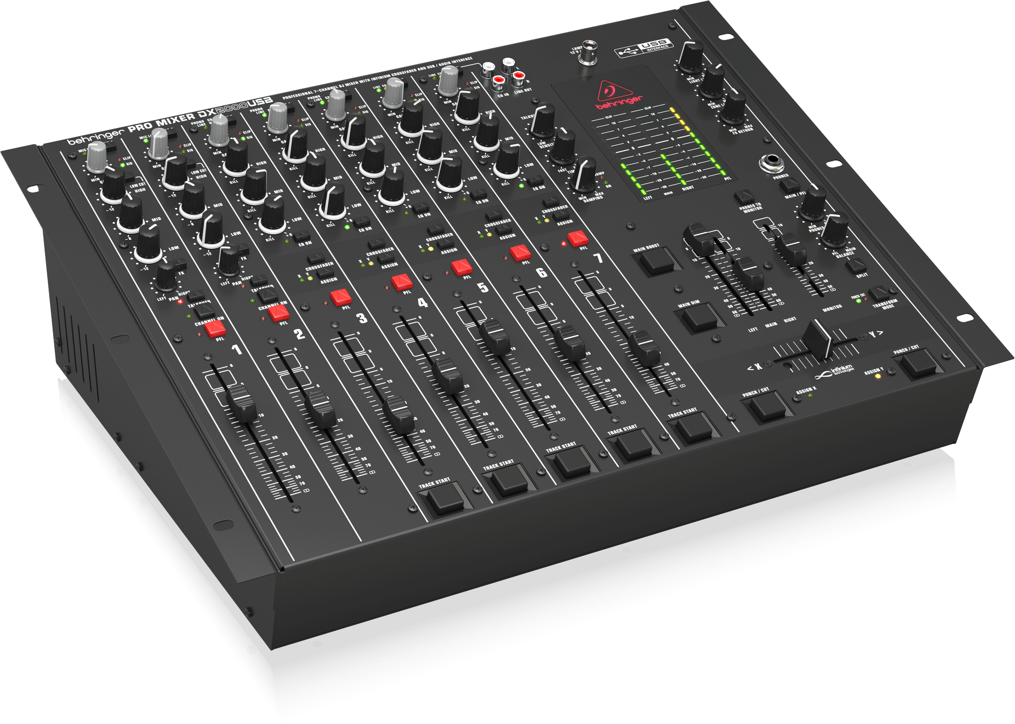 Behringer DX2000USB Profesyonel 7 Kanal DJ Mikser