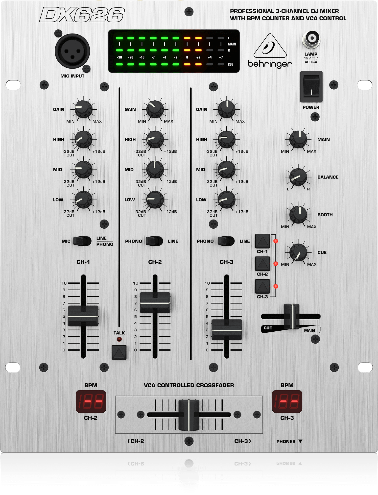 Behringer DX626 3 Kanal DJ Mikser