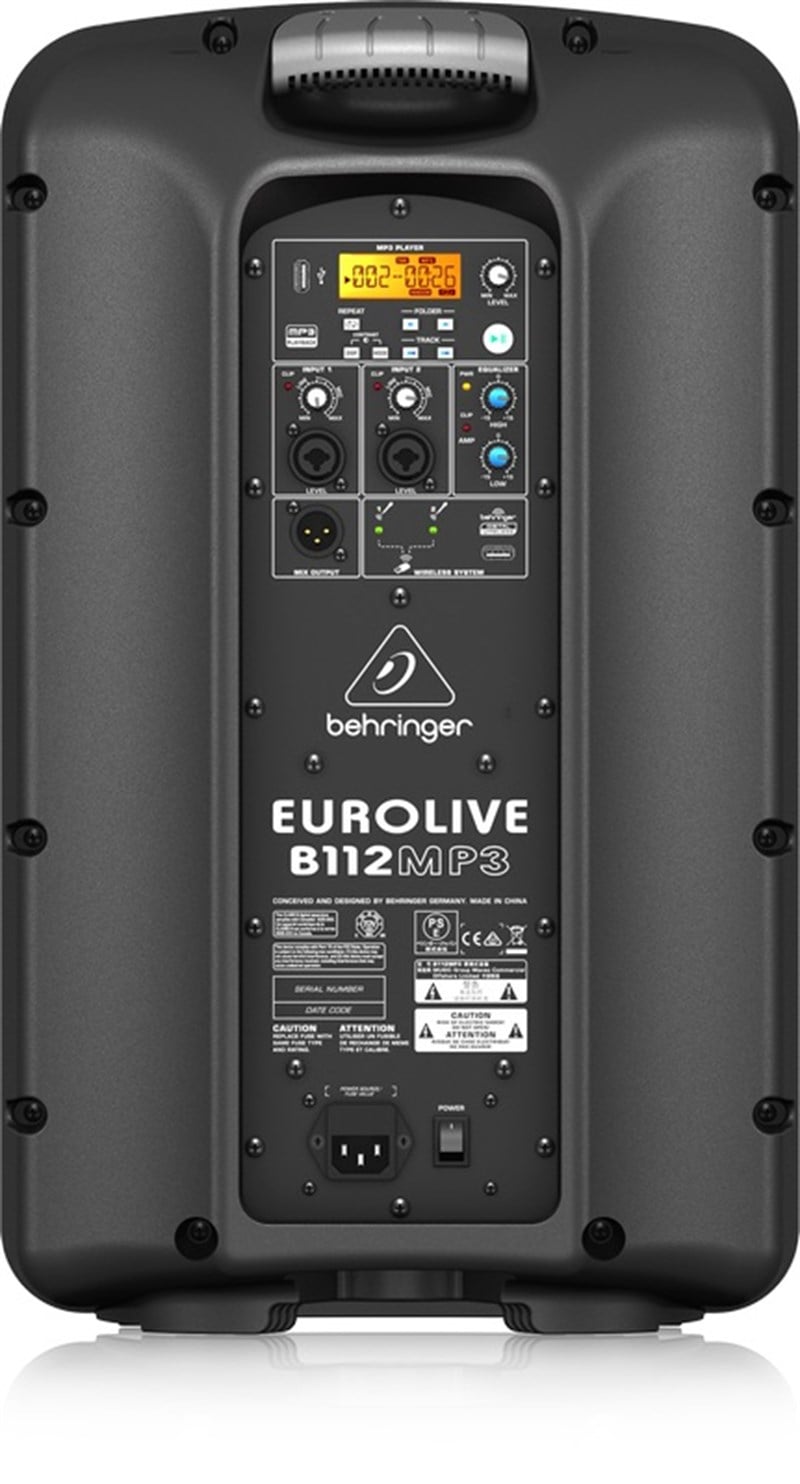 Behringer EUROLIVE B112MP3 Mp3 Çalarlı Aktif Kabin